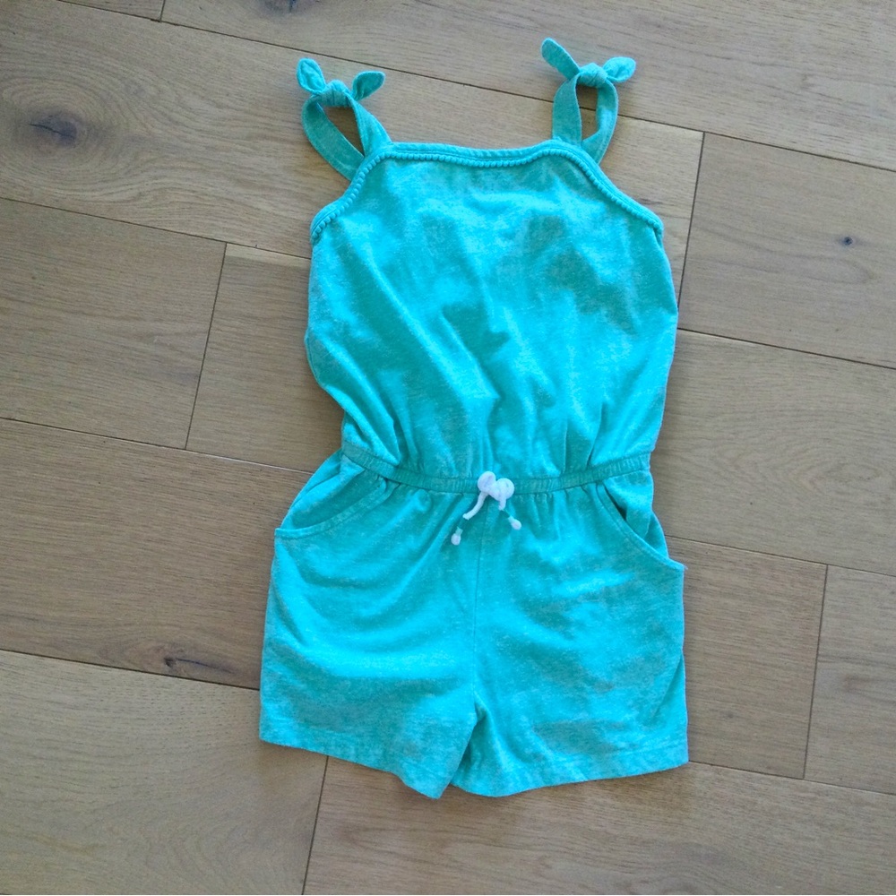 Cat & jack teal romper
